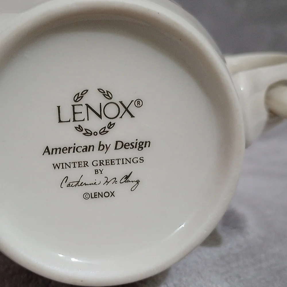 Lenox Winter Greetings Cardinal Hot Cocoa Mug & Spoon